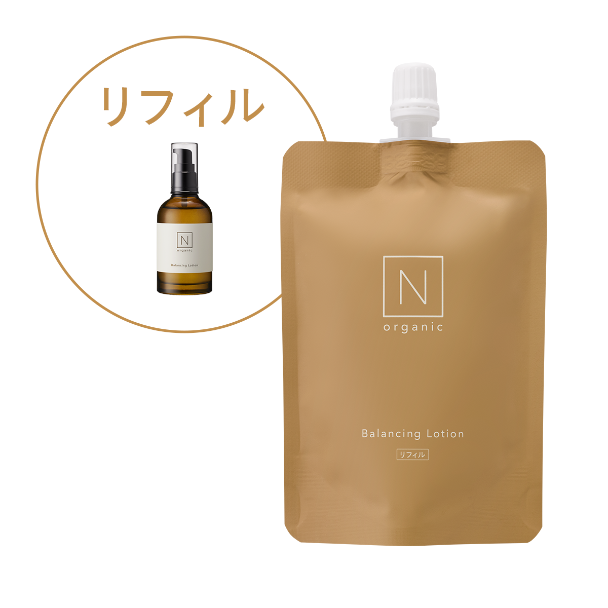 N オーガニック バランシングローション & エッセンスミルク 4本セット