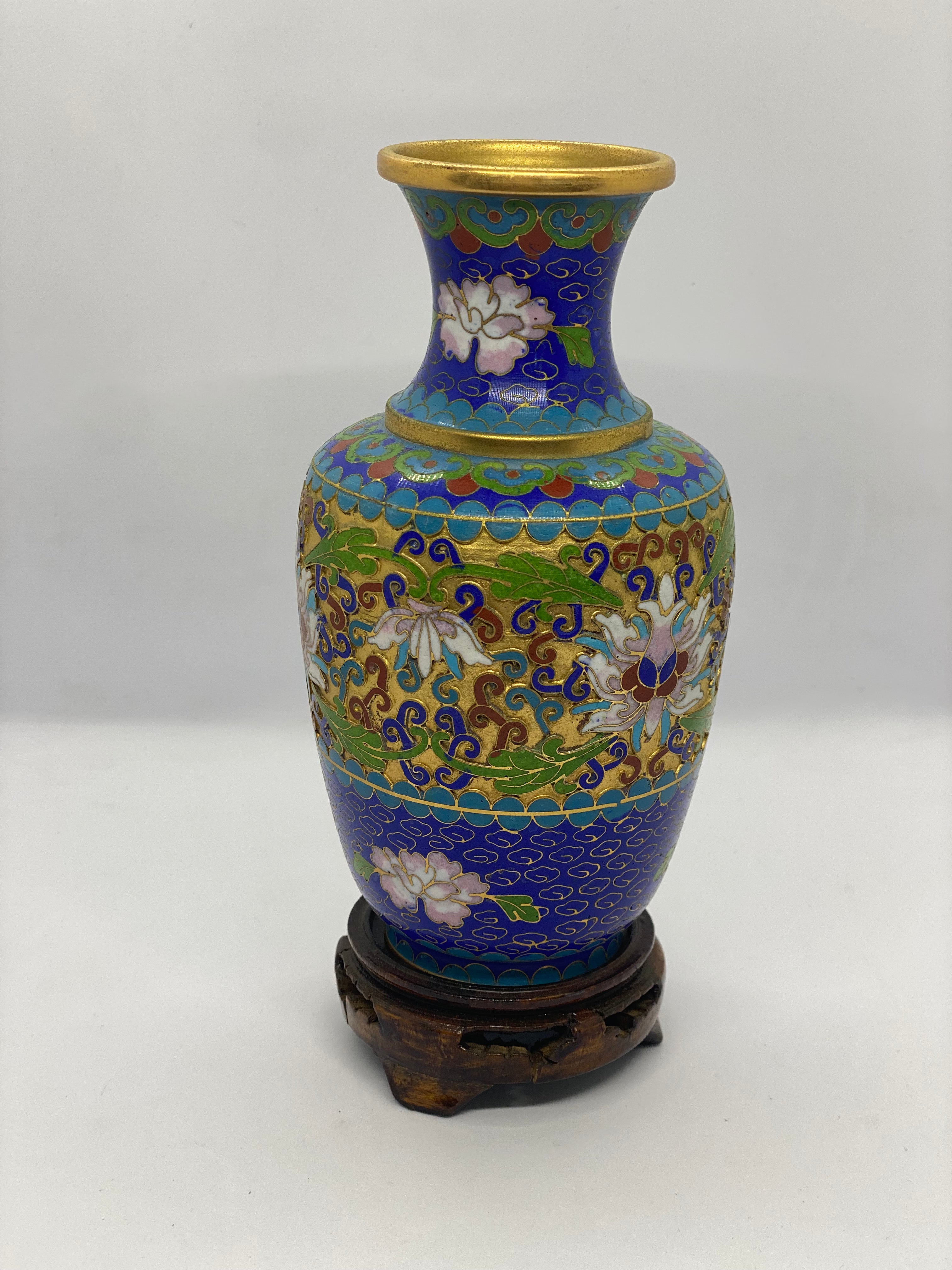 中国古玩 唐物 堆朱 七宝焼花文 花瓶 壷 検⁄彫漆花入中国 【梟】中国