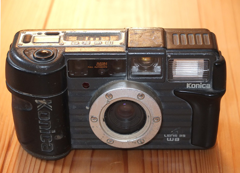 撮影・OH済み】Konica 現場監督28WB コンパクトフィルムカメラ N