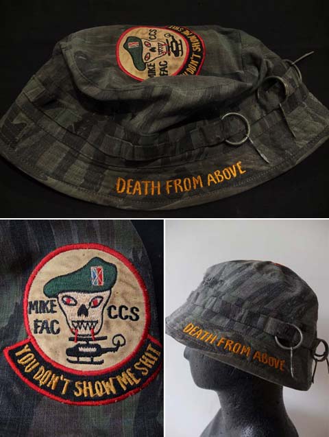 1960（ベトナム戦争）'s タイガーストライプ HAT / W. “ CSS パッチ