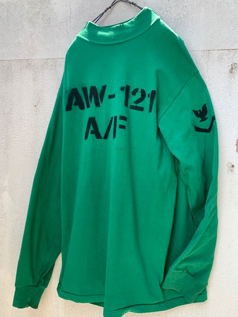 1980〜1990's US-NAVY / デッキクルーマンジャージ / グリーン - CAPRi