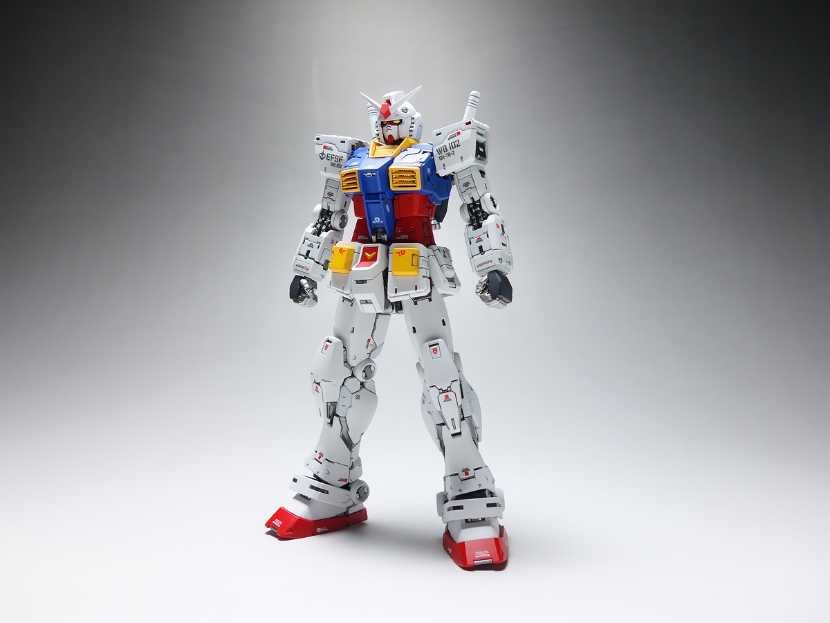 全塗装【プレミアムプラス完成品】バンダイ RG 1/144 RX-78-2 ガンダム