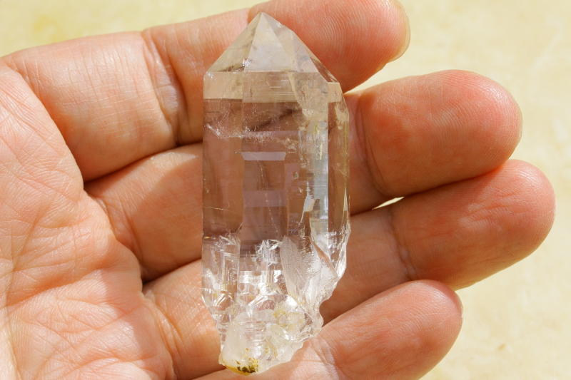 宝物に！透明なヒマラヤ水晶/ウォーターエッチング