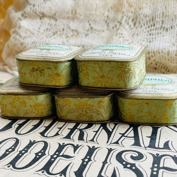 フランスアンティーク パウダーボックス NYMPHEA [h008] | フランス