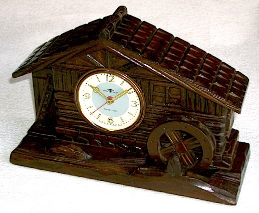 東京時計 オルゴール目覚時計「水車」 昭和20年代後半【039】 | れと