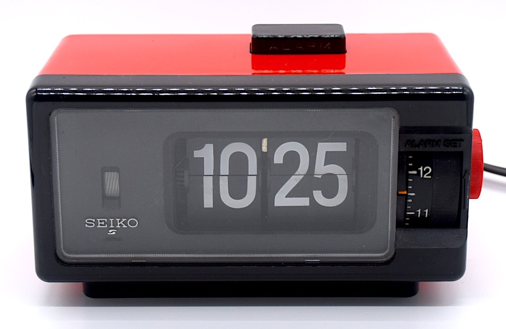 SEIKO パタパタ時計 昭和レトロ RED&BLACK DP690T SEIKO パタパタ