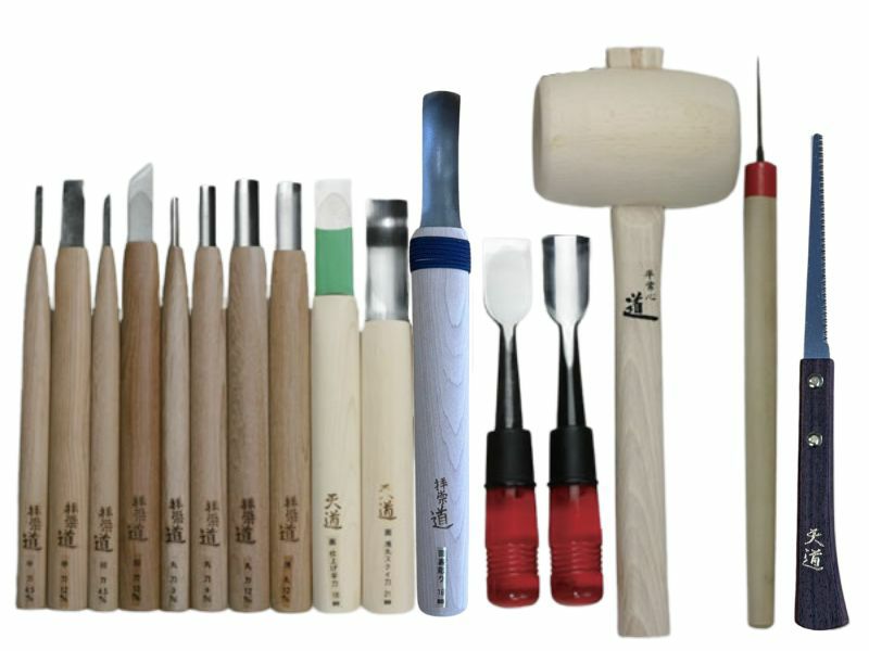 能面彫刻入門セット | 道刃物工業株式会社 能面 制作セット 大工道具 彫刻