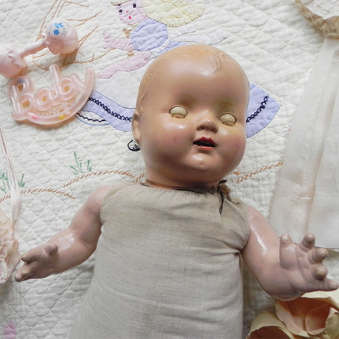 コンポジションドール、アンティークドール、アメリカンドール、コンポ