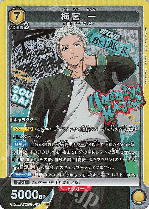 WIND BREAKER 華絵札 梅宮一 まとめ売り WIND BREAKER 華絵札 梅宮一