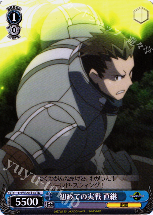 TD 初めての実戦 直継 販売 | ログ・ホライズン Extra | ヴァイス