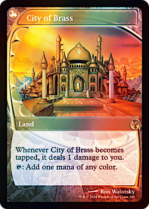 MTG MB2 真鍮の都/City of Brass Foil MTG MB2 真鍮の都/City of Brass
