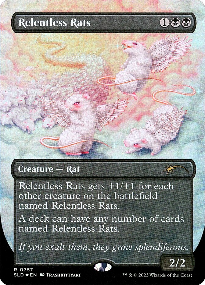 MTG 【Foil】執拗なネズミ/Relentless Rats(757)1枚 Relentless Rats