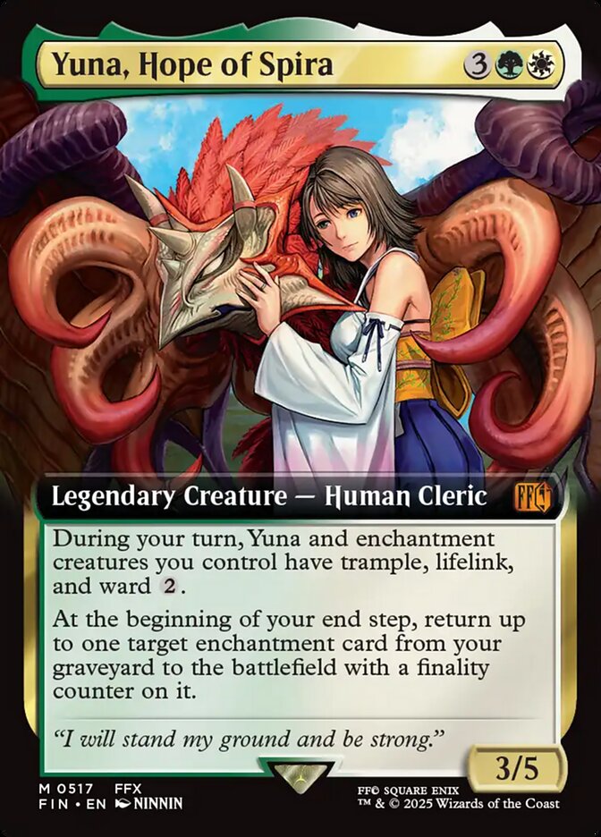 MTG FF スピラの希望、ユウナ/Yuna, Hope of Spira スピラの希望