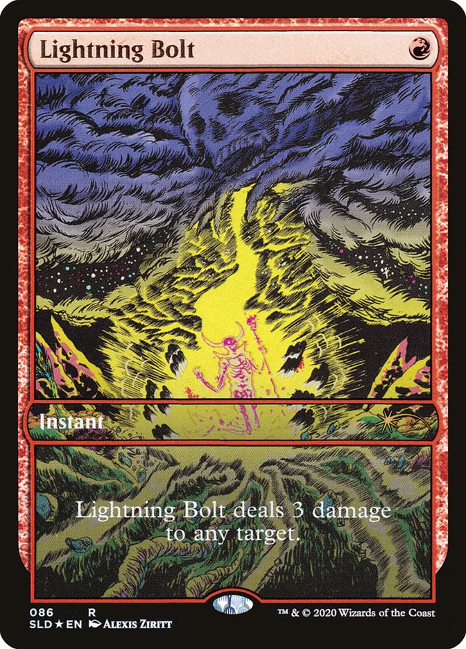 Lightning Bolt · Secret Lair Drop (SLD) #86 · Scryfall Magic: The
