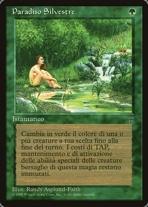 MTG Sylvan Paradise LEG 英語版1枚 Sylvan Paradise LEG 英語版 MTG