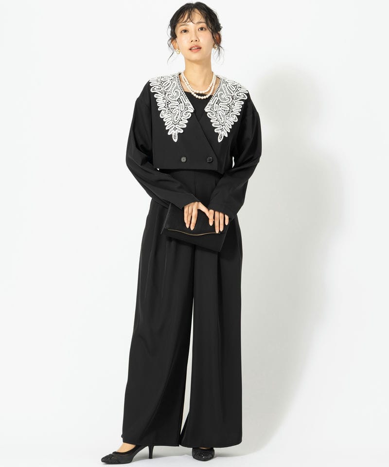 et.UNiVER エト.ユニヴェール ビックカラーセットアップドレス