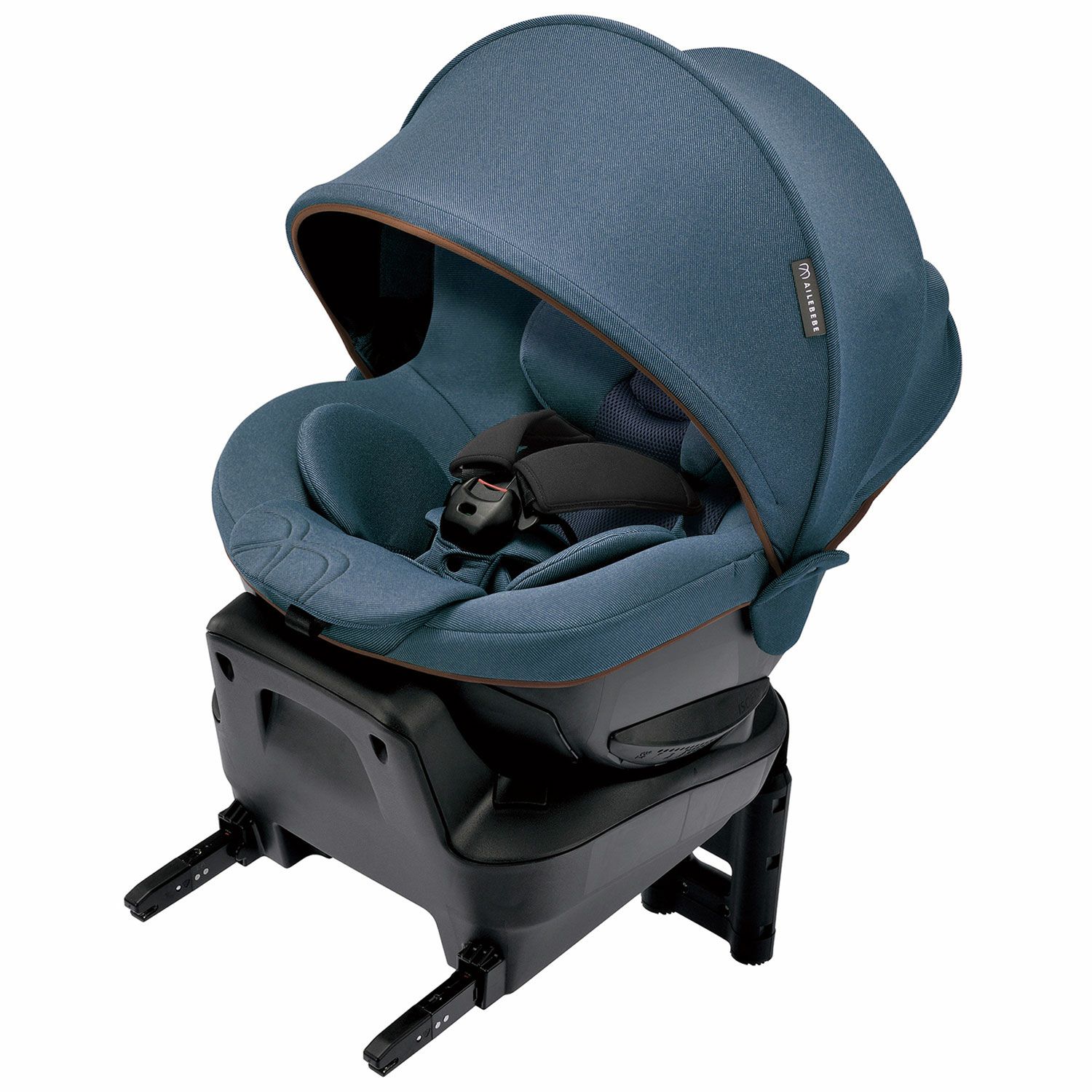 美品＊*エールベベ・クルット4i プレミアムⅢ デニムブルー ISOFIX