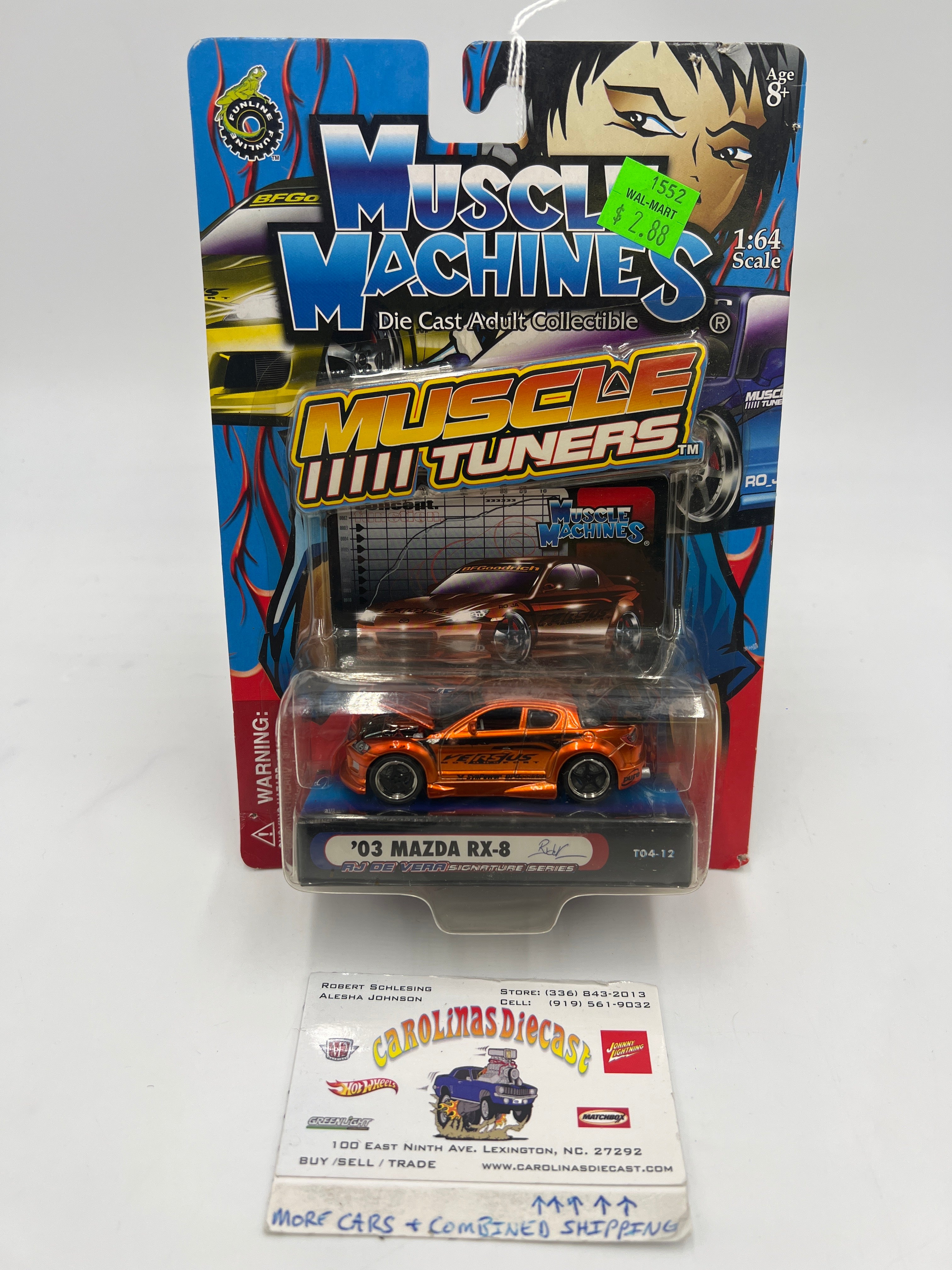 Muscle Machines Muscle Tuners 03 Mazda RX-8 Orange – carolinasdiecast