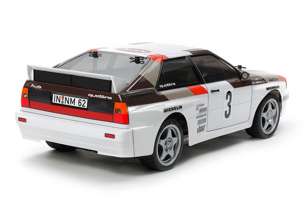 新製品【タミヤ】1980年代のWRCを席巻したアウディの名車をラジコン化