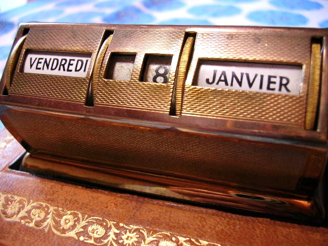 フランスアンティーク卓上カレンダー アンティーク卓上カレンダー