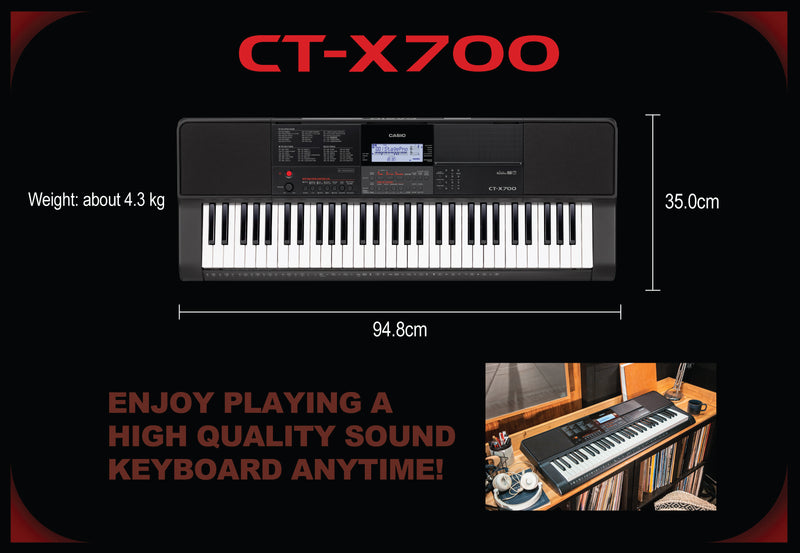 美品 CASIO CT-X700 61鍵盤 2018年製 キーボード Amazon | カシオ