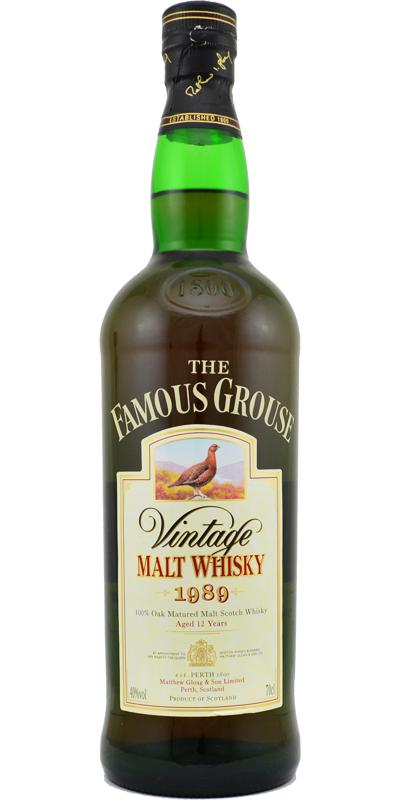 BUY] The Famous Grouse 1989 Vintage Malt Whisky | 700ML at