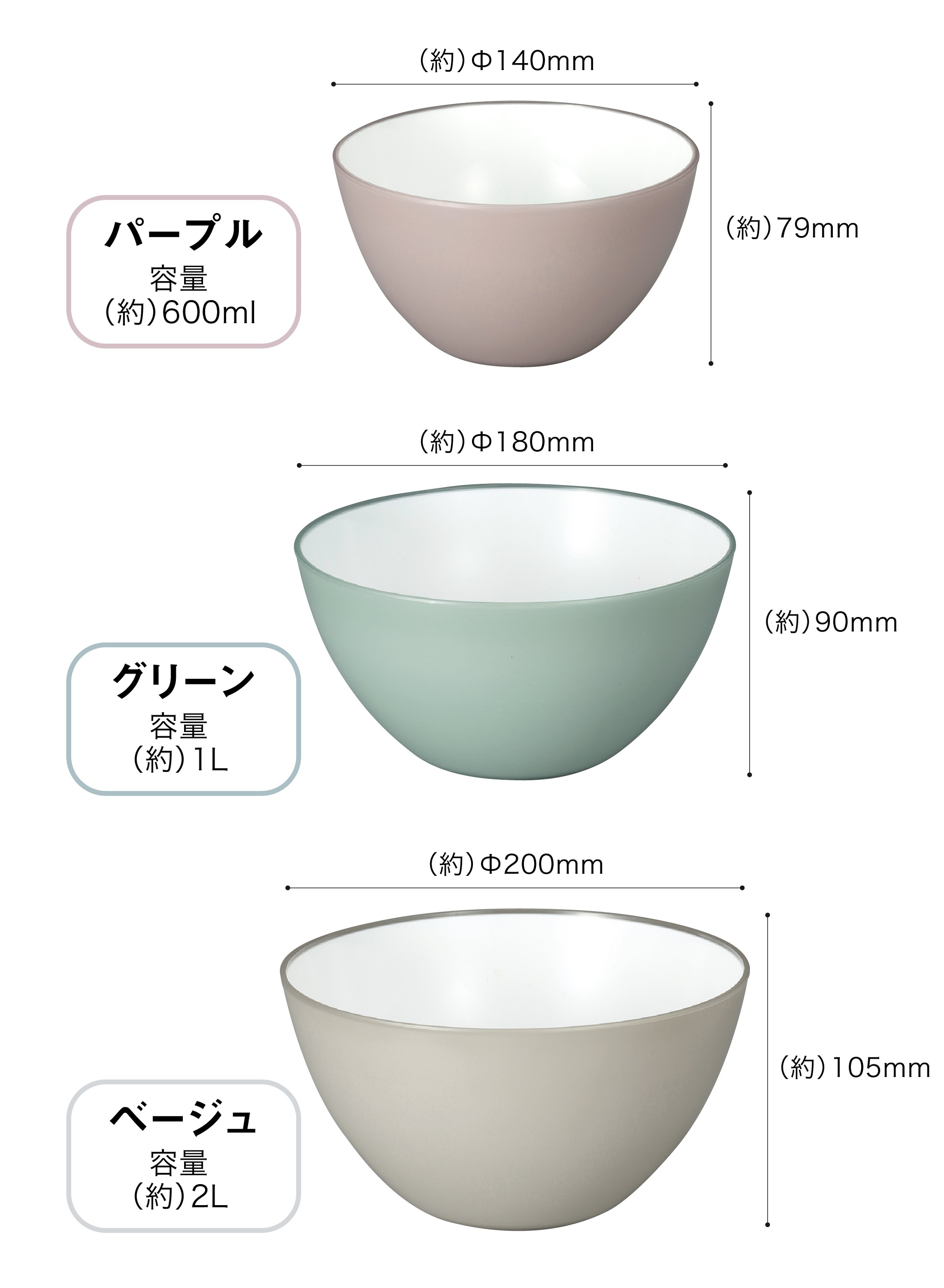 抗菌耐熱レンジボウル 14cm パープル – 株式会社シービージャパン CB