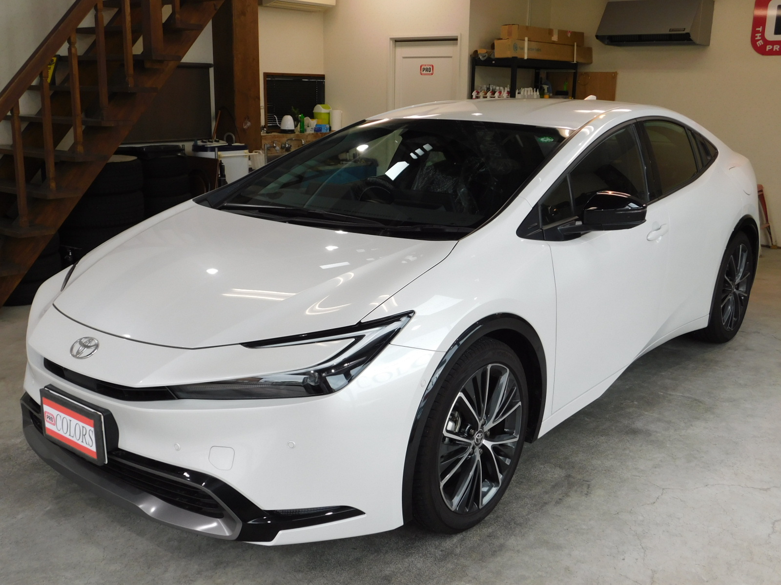 未開封 非売品 トヨタ 新型 プリウス プラチナホワイトパールマイカ