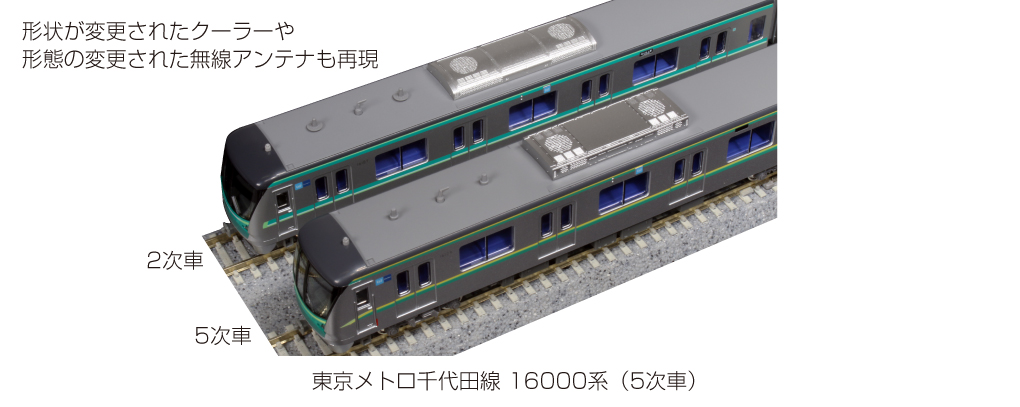 KATO 10-1605 東京メトロ千代田線16000系(5次車)6両基本セット N