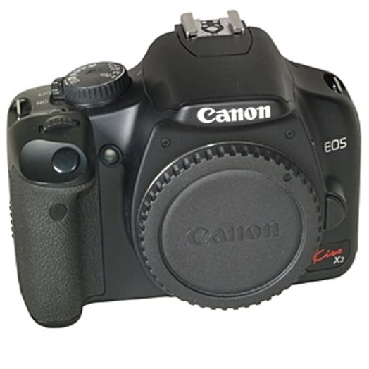 Canon EOS Kiss X2 (Japanese Rebel XSI) DSLR Camera Body, Black {12MP}