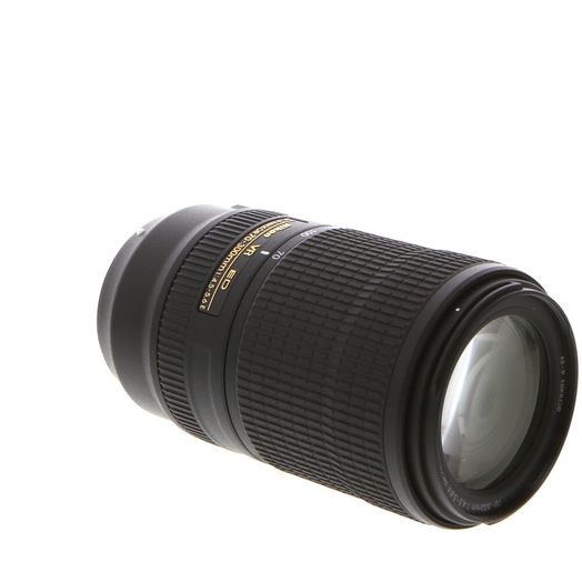 Nikon AF-P NIKKOR 70-300mm f/4.5-5.6 E VR ED Autofocus Lens, Black {