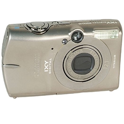 Canon IXY 2000 IS Digital Camera, Titanium Silver {12.1MP