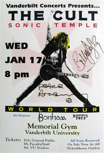 The Cult Original Concert Poster Vintage Rock Poster