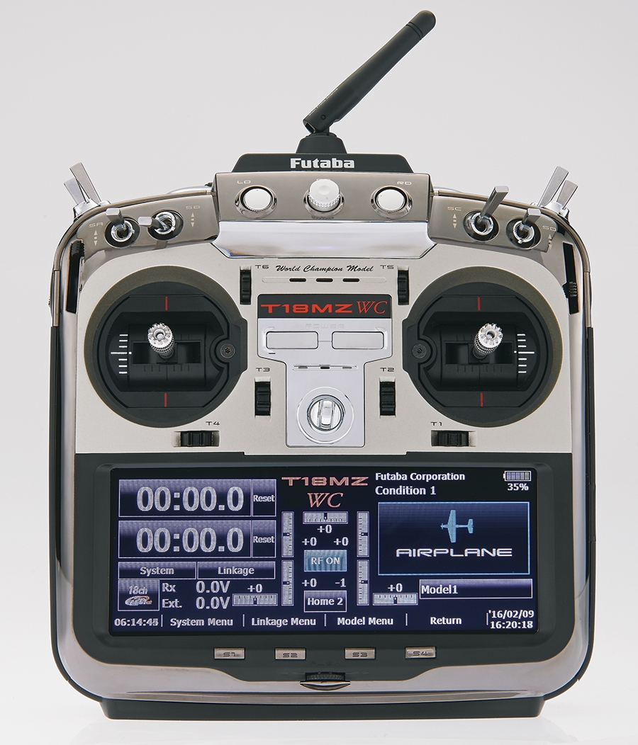 Futaba 18MZH WC (Helicopter, Mode 2) FASSTest, FASST, S-FHSS & T