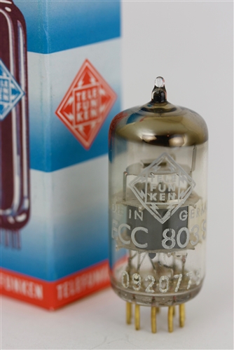 TELEFUNKEN ECC803S MATCHED TRIODE SINGLE TUBE