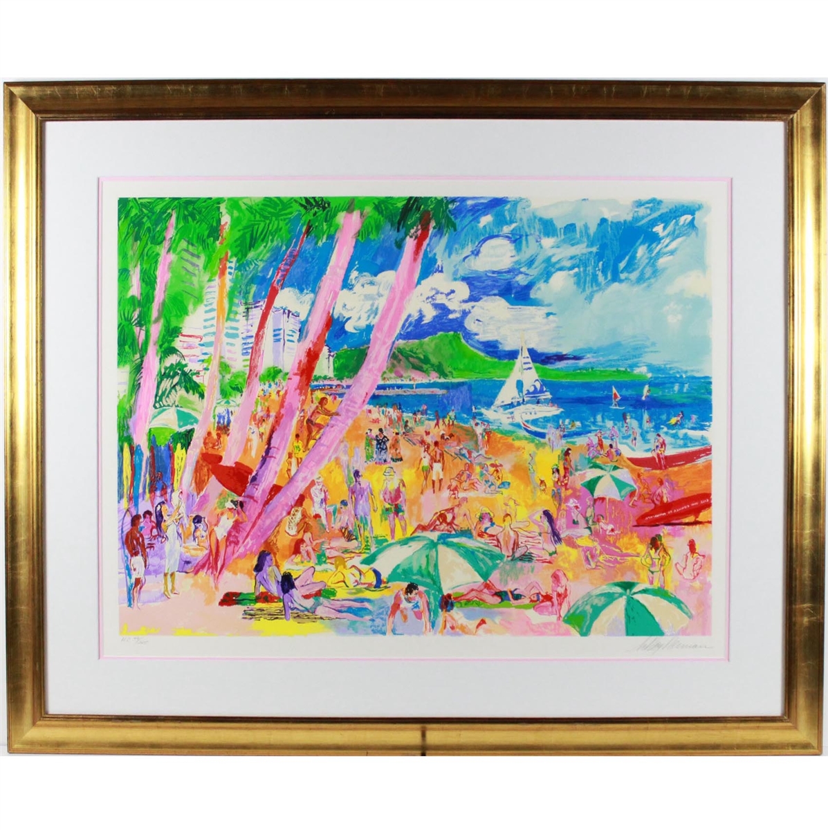 Diamond Head Hawaii by LeRoy Neiman