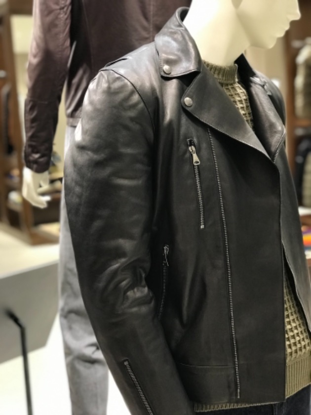 EMMETI エンメティCLINT 44 シングルライダースBLACK