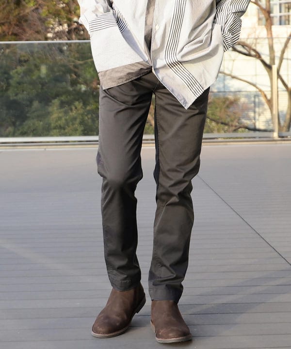 ビームス ストレッチテーパードチノ ブラック Mサイズ BEAMS