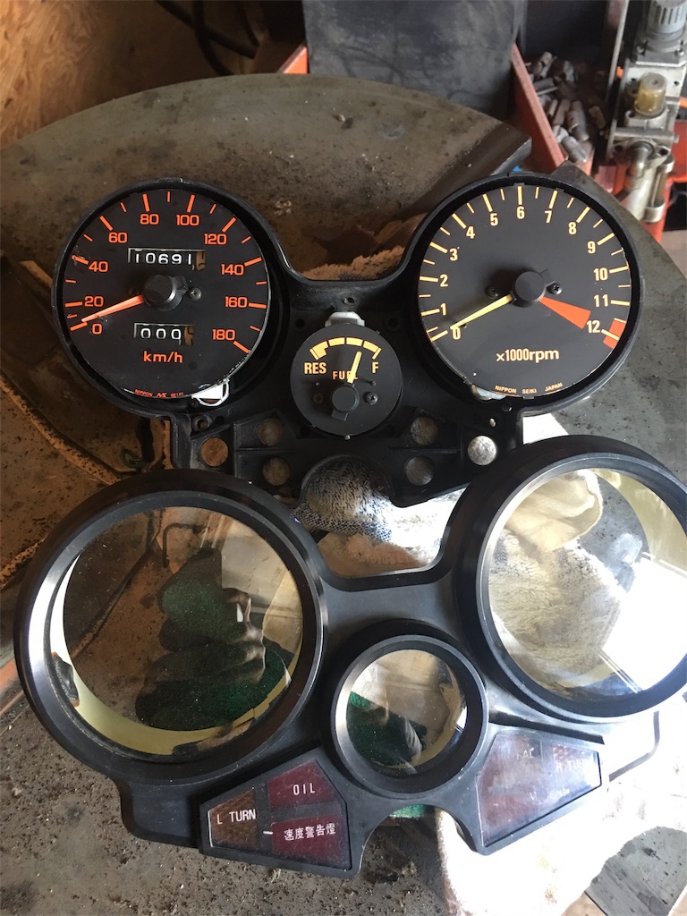 コピーに注意！！CBX400F NC07 ⁄ CBX550F メーター CBX400F メーター