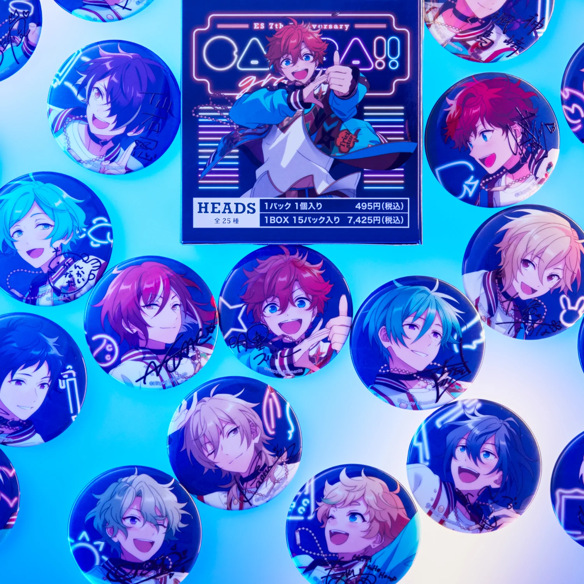 10個 七種茨 グラコレ 9周年 缶バッジ あんスタ 【公式通販】