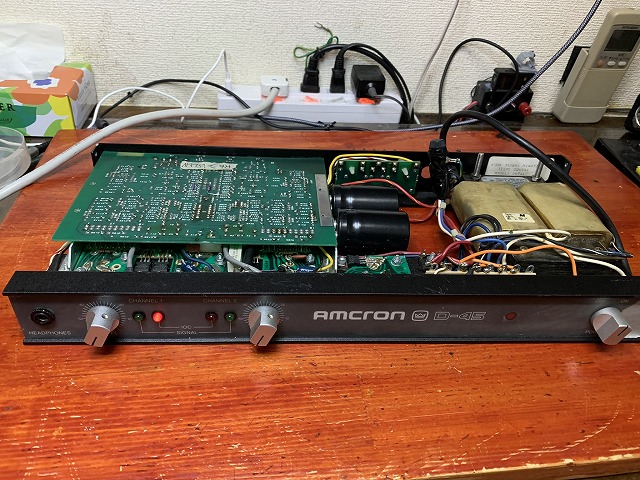AMCRON （CROWN) パワーアンプ D-45の修理 ーその2ー - TomのブログⅡ