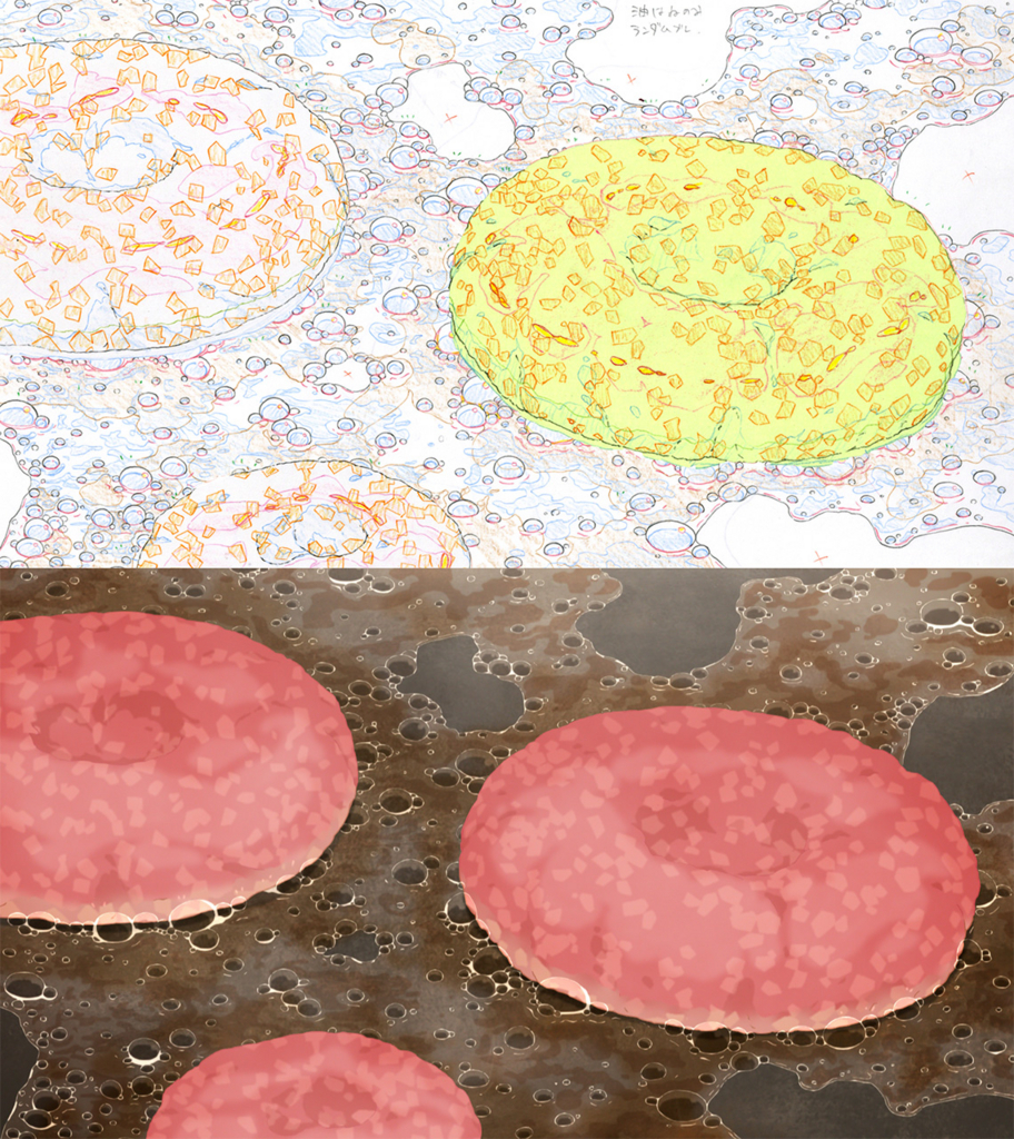 衛宮さんちの今日のごはん』第六話「はじめてのハンバーグ」の作画を