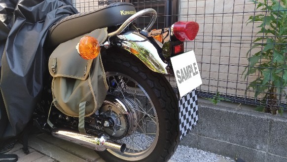 イナドメ w650 W400 リアウィンカー移設テールランプブラケット Webike