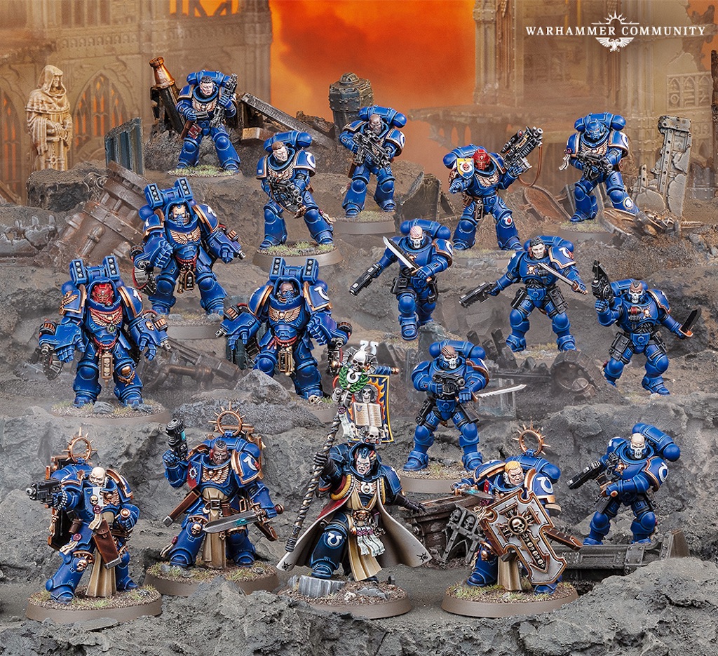 40k】ウルトラマリーンコンバットパトロール - たるいのウォーハンマー