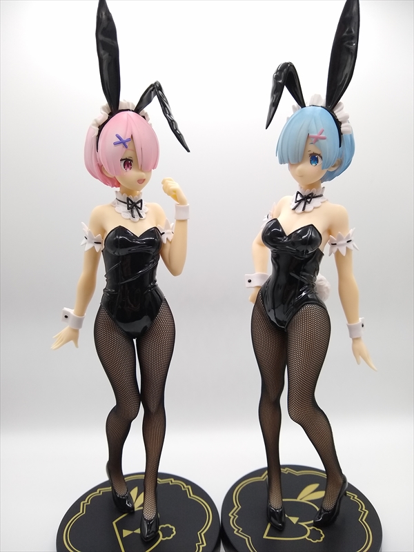 リゼロ ラム・レム バニーガールフィギュア プライズフィギュア BiCute