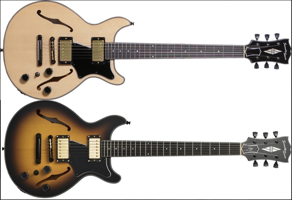 セミアコースティックギター セミアコ アコースティック エレキギター