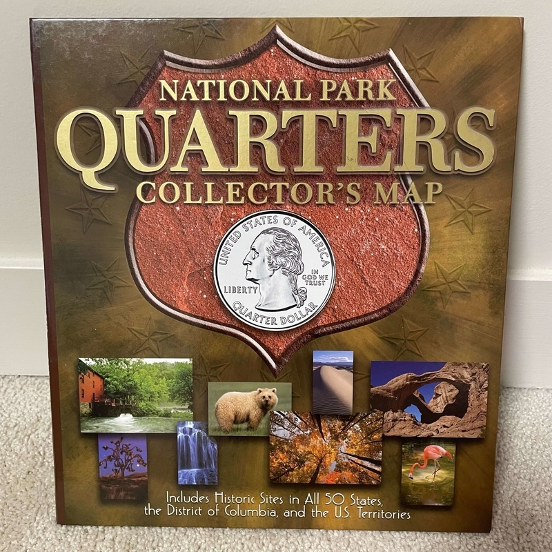 ☆。アメリカ25セントクォーター50州記念アルバム(56枚在中