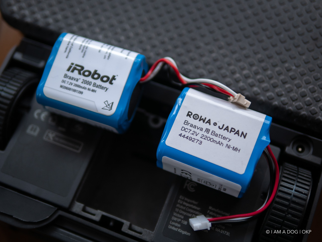 iRobotブラーバ（Braava 371j）の充電池を交換した：ROWA製互換