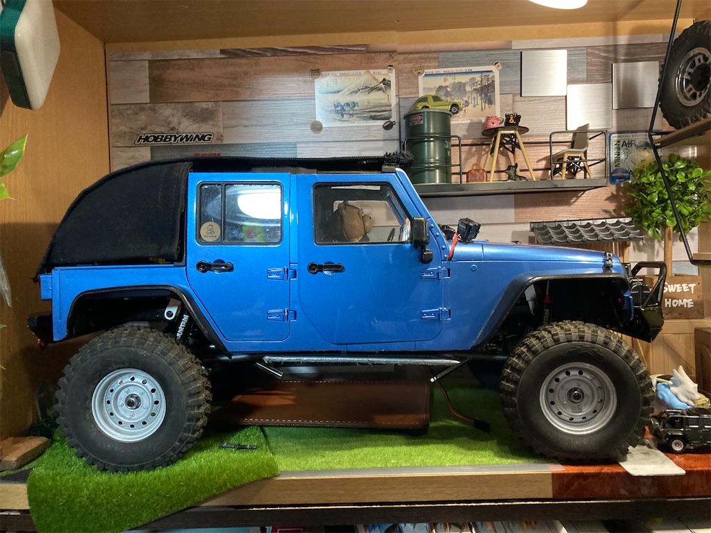 自作1/10のラジコンを作ろう(ワーゲンボディ、scx10、クローラー