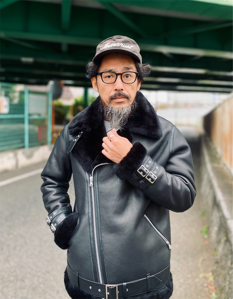 THE CRIMIE ブラックレザージャケット